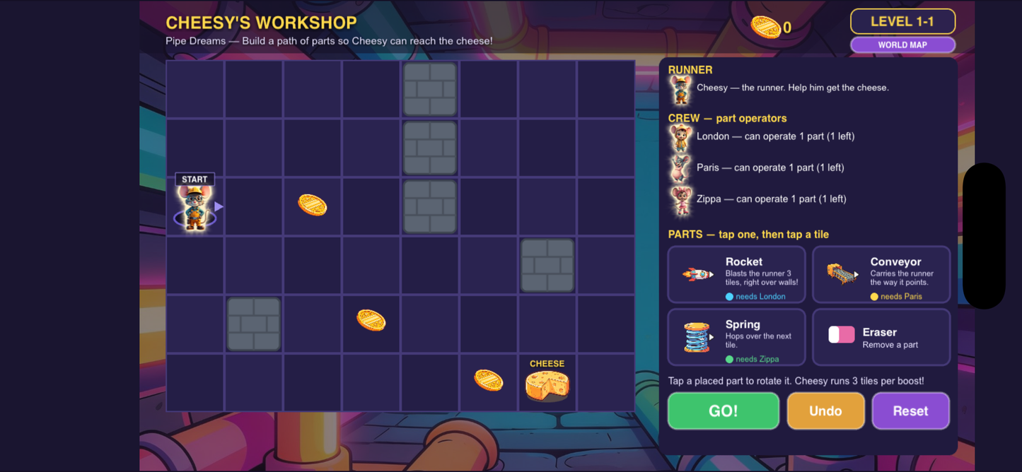 Cheesy's Workshop App