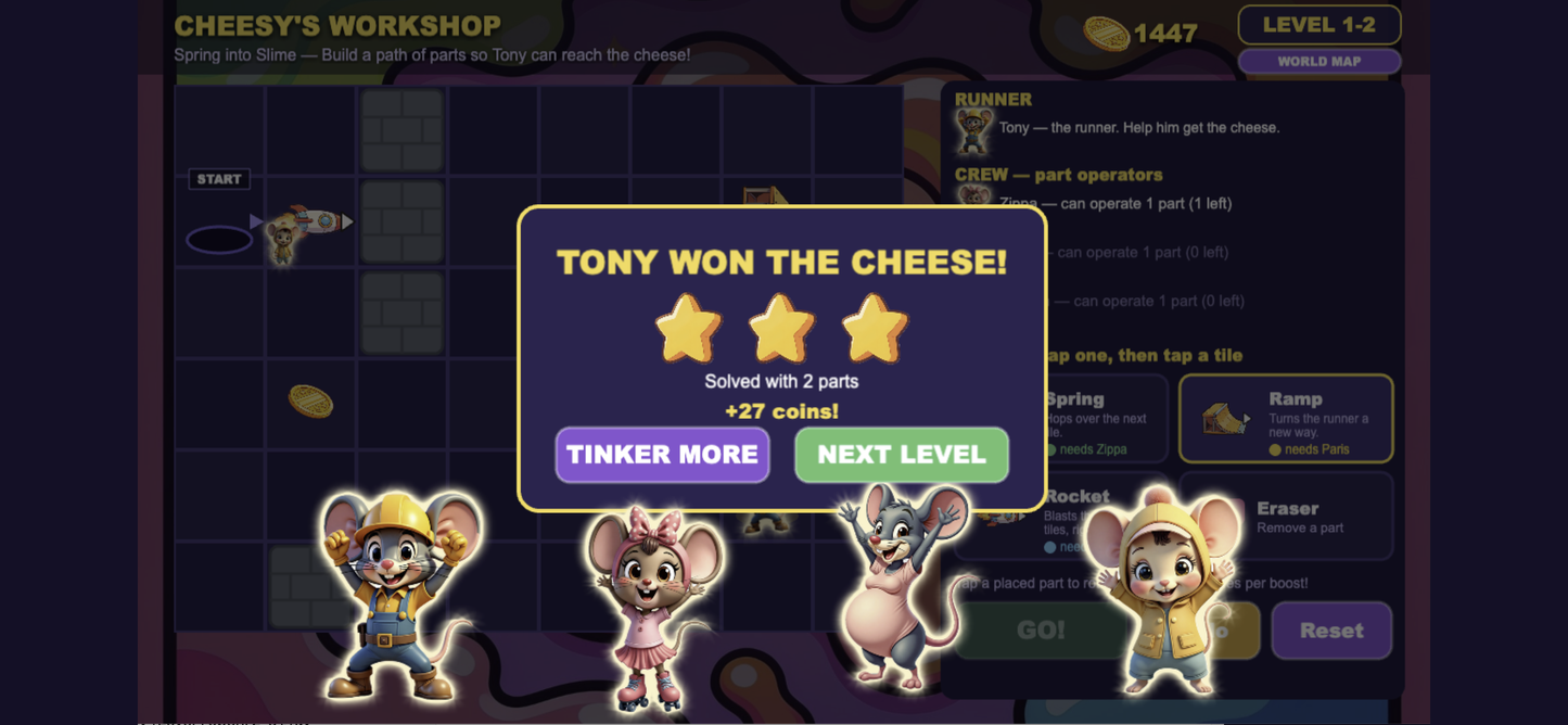 Cheesy's Workshop App