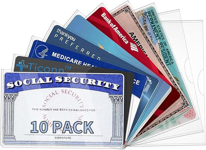 10 Pack Pet ID Clear Sleeve