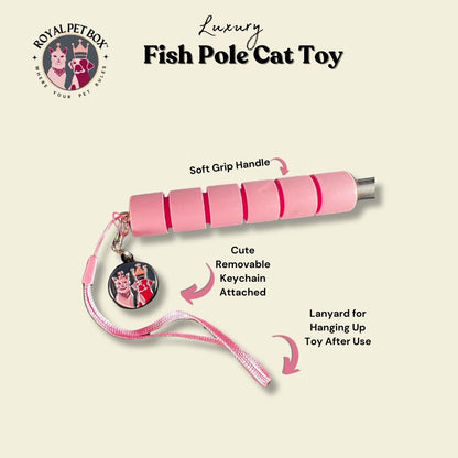 Cat Pole Toy Close Up Handle