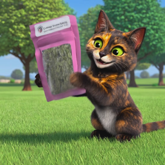Cute catnip animated video