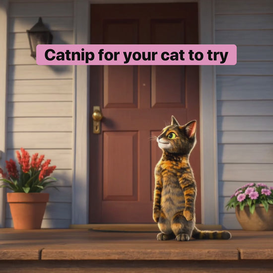 Cute animated ad for Catnip Sample